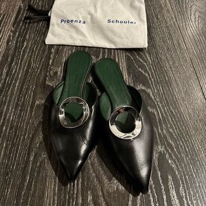 Proenza Schouler Leather Mules size 38.5 (comes with dust bag)